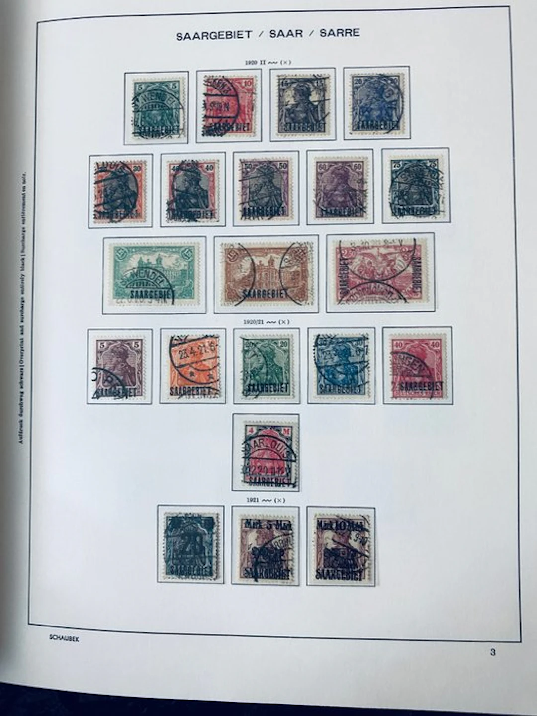 Territory of the Saar Basin - Collection Saarland / Saar...