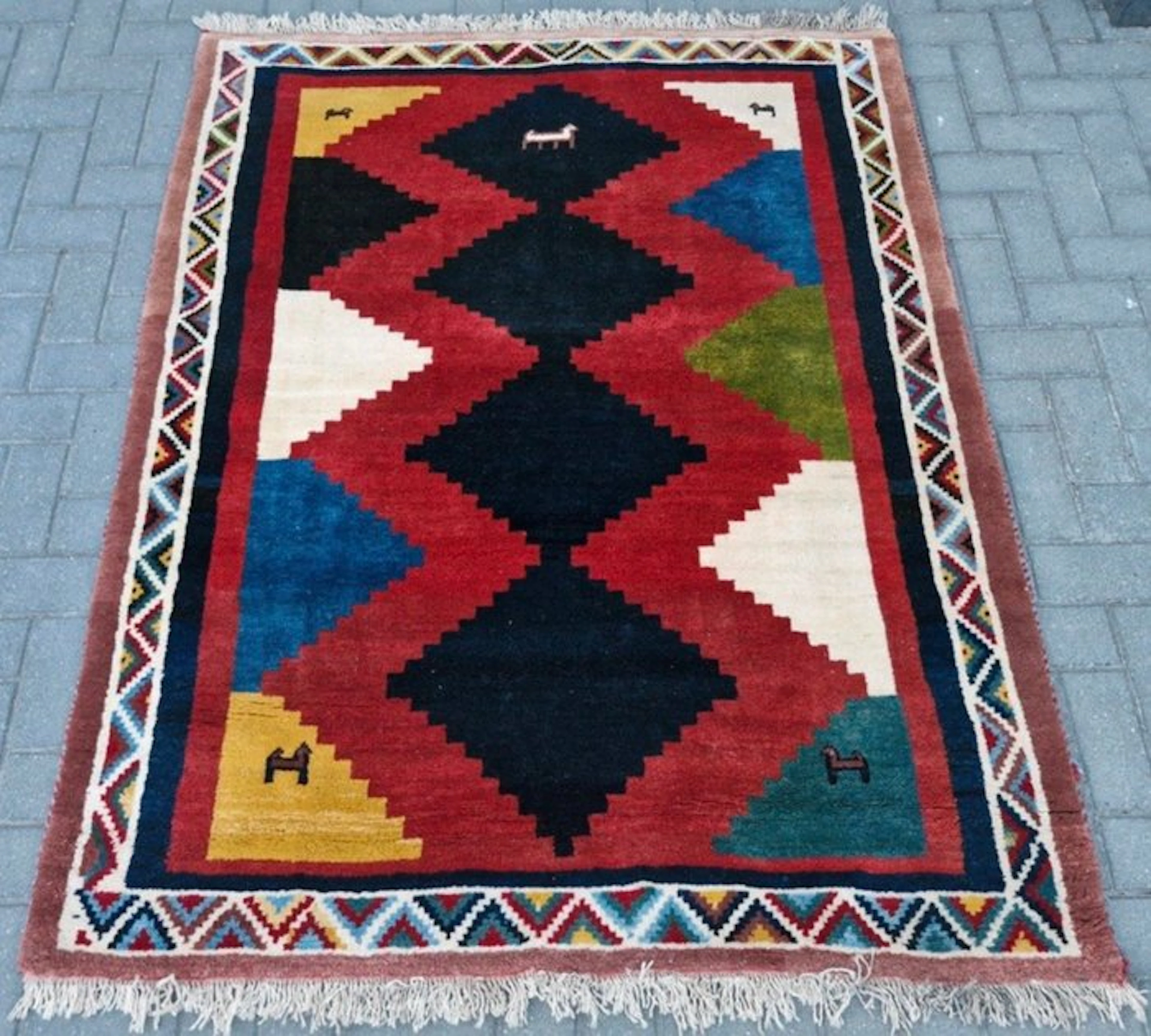Afghan, Herat - Carpet - 190 cm - 155 cm - Hand-knotted kilim