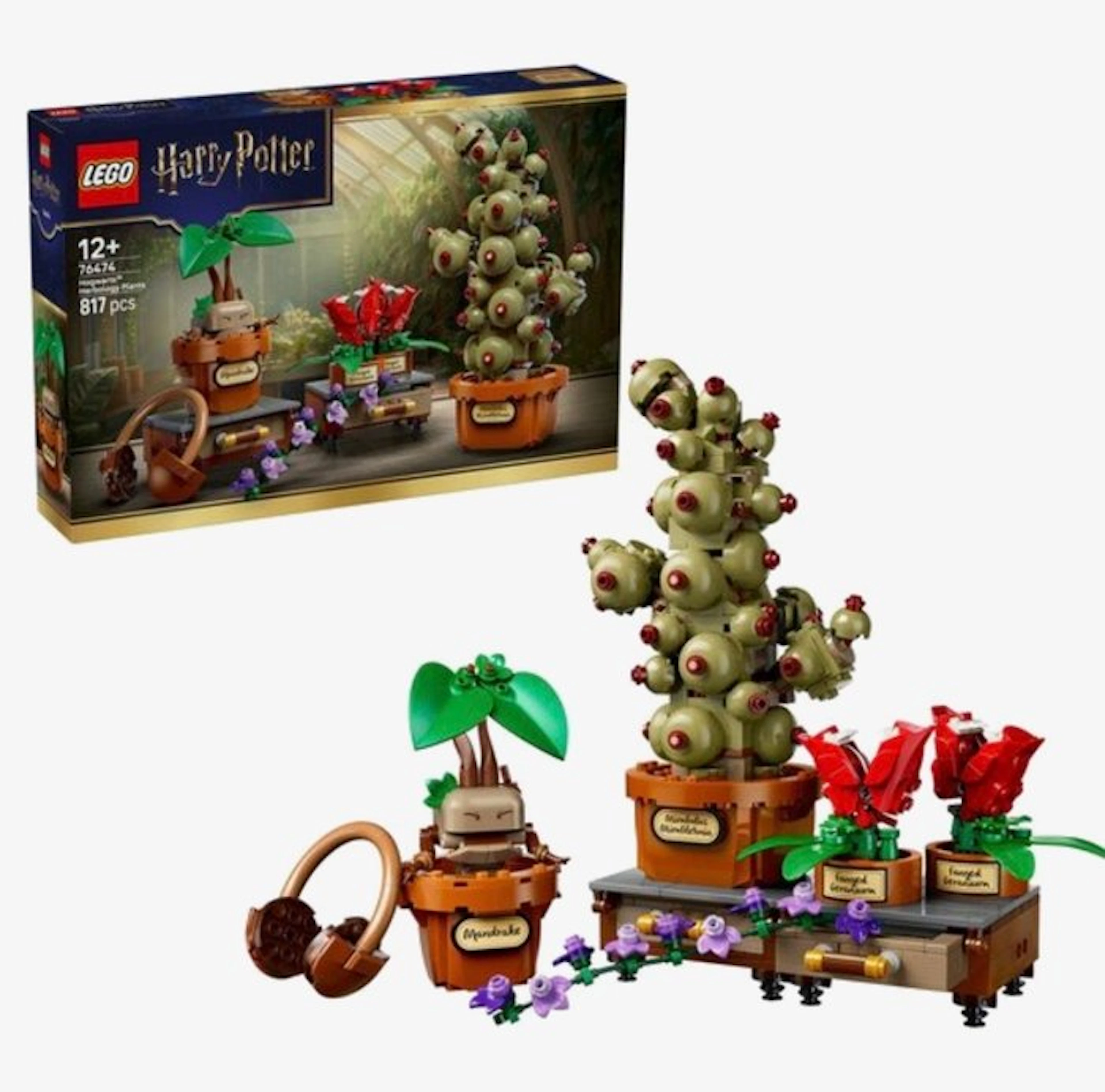 LEGO Set - 76474 - Harry Potter - Hogwarts' Herbology Plants