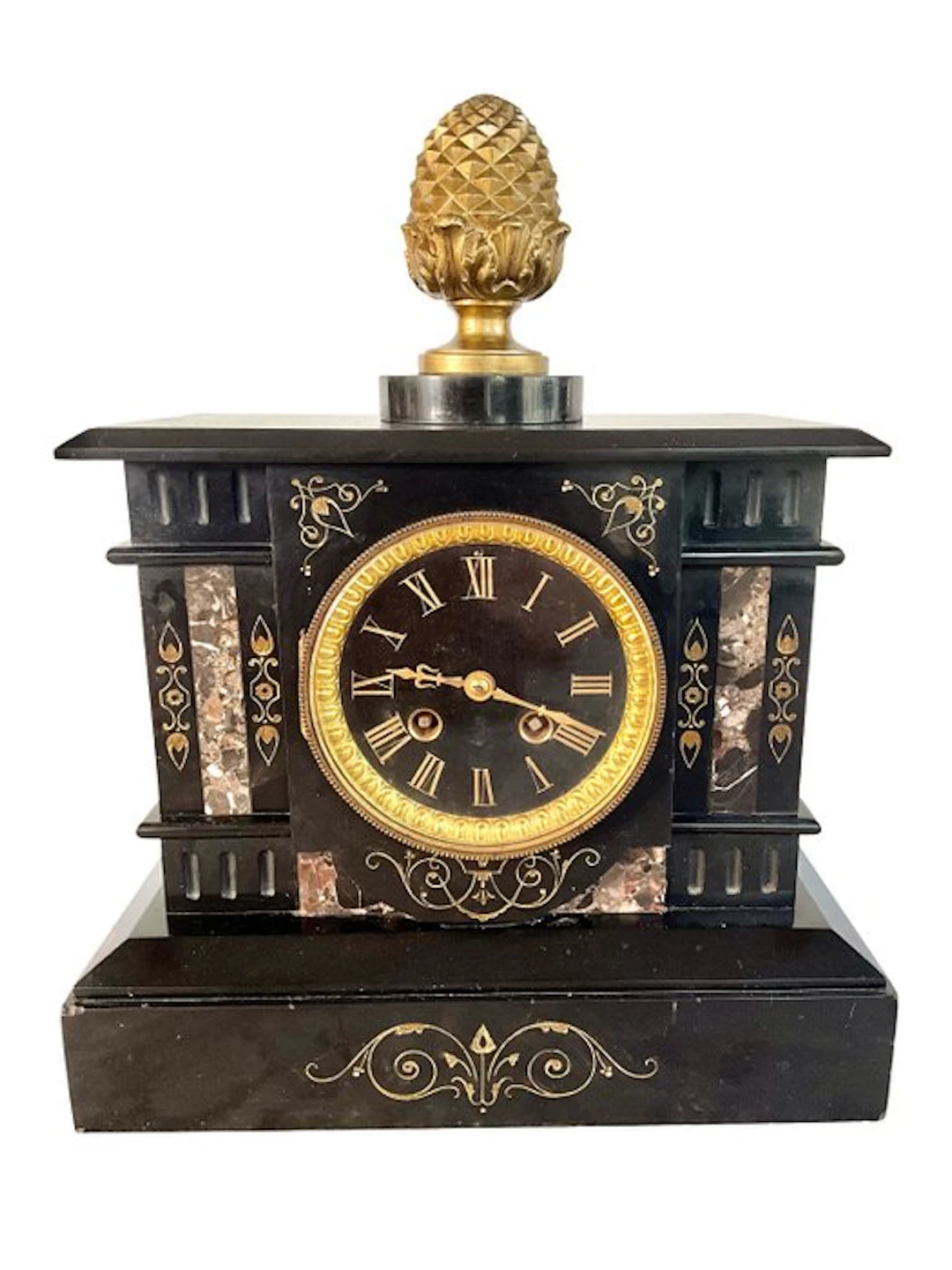 Mantel clock - Marble, Bronze - 1850-1900