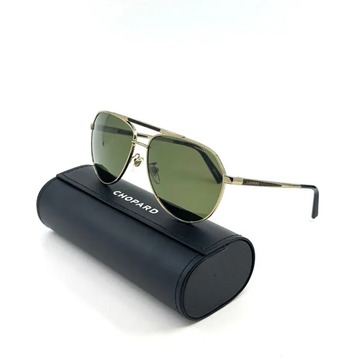 Chopard - *NEW* - Gold Metal - Green Polarized Lenses 