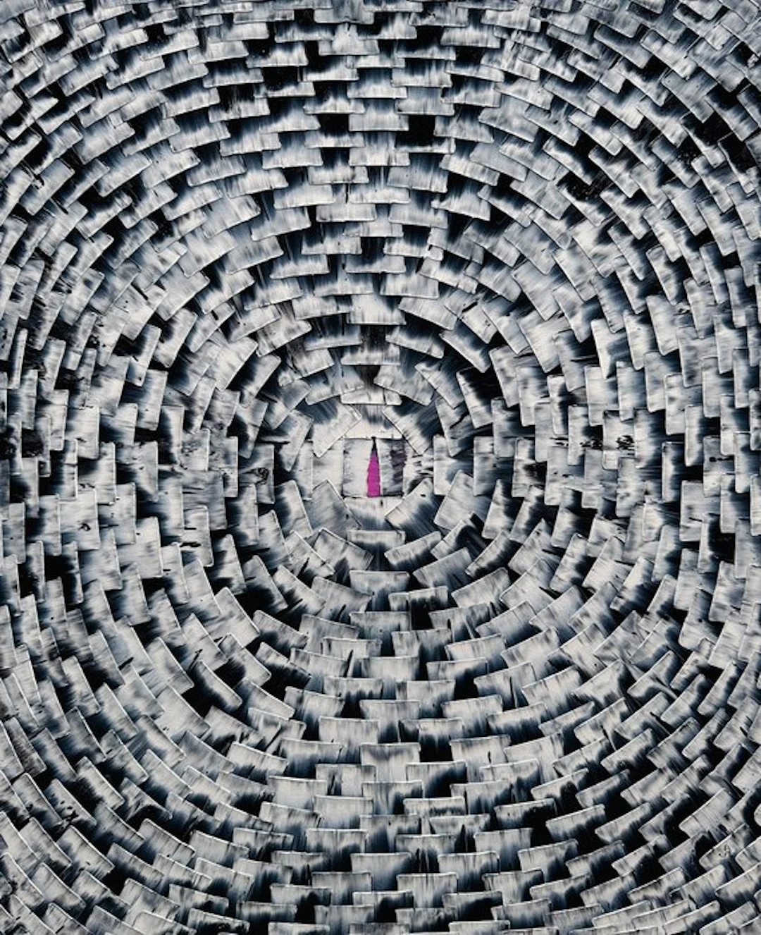Aykaz Arzumanyan - Rose - 1124 - Abstraction géométrique