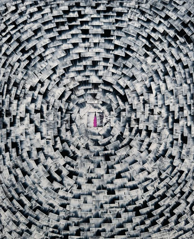 Aykaz Arzumanyan - Rose - 1124 - Abstraction géométrique