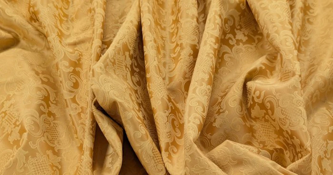 Mario Cavelli – Italian Golden Jacquard – Luxury Interior...