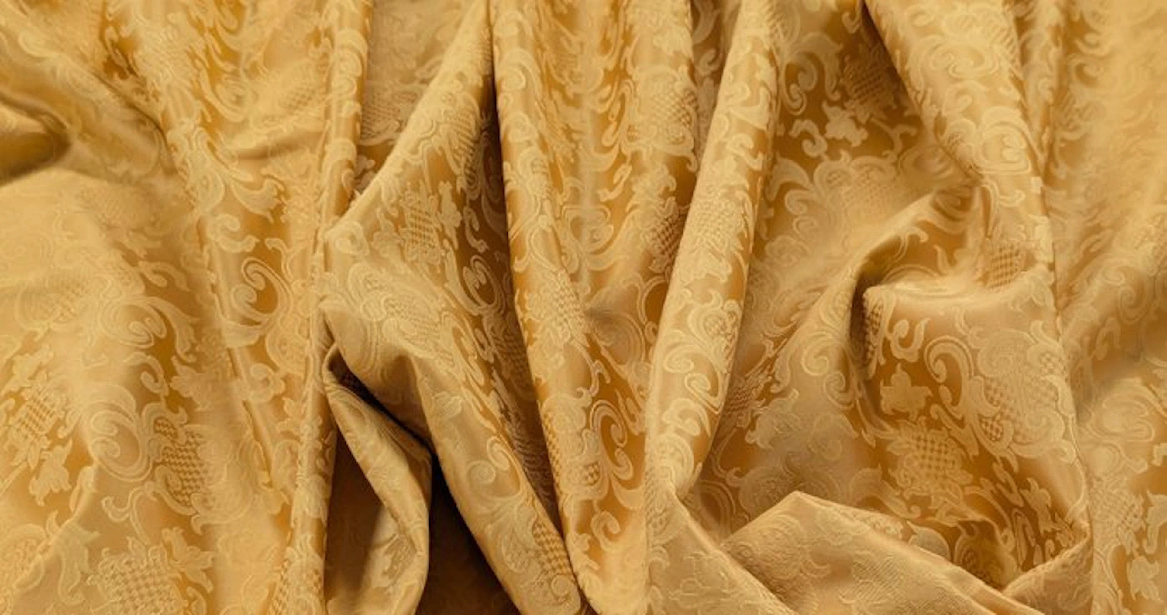 Mario Cavelli – Italian Golden Jacquard – Luxury Interior...