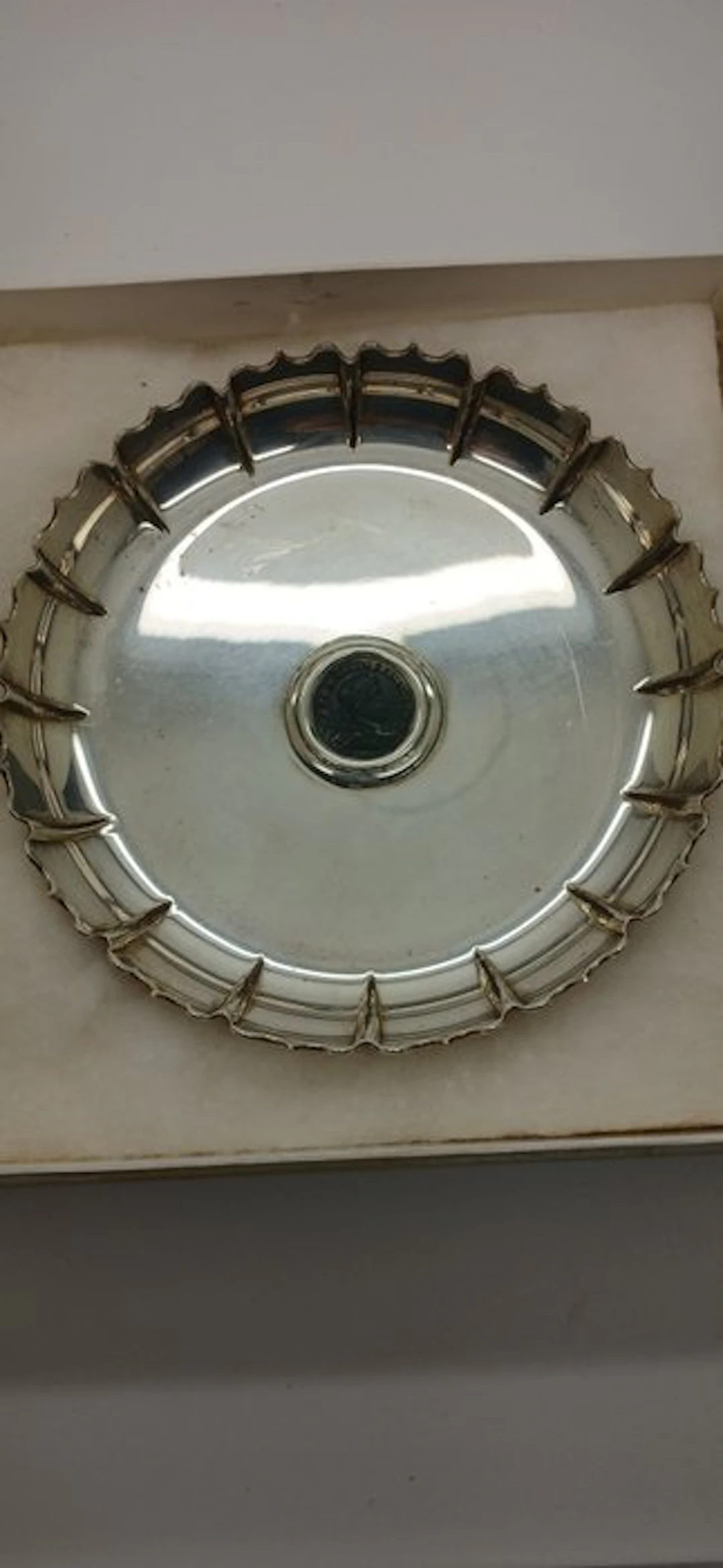 Bulgari - Bulgari - Centrepiece - .925 silver - Bulgari with a Roman coin
