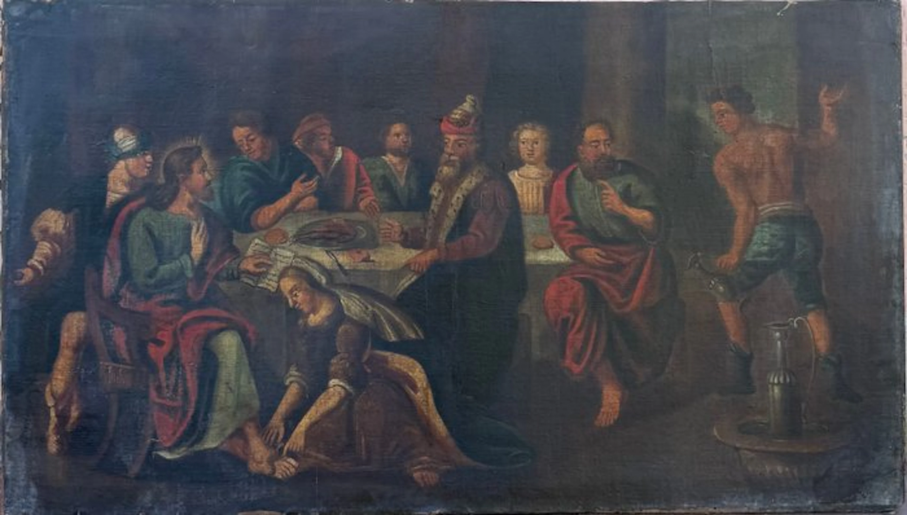 Italian school (XVIII) - Scena Biblica