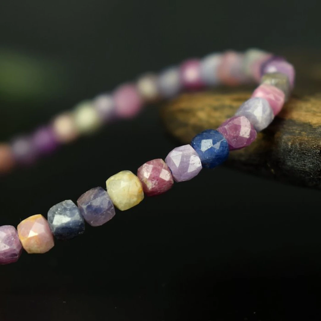 Natural multicolored sapphires – exceptional – natural colors- 7.5 g