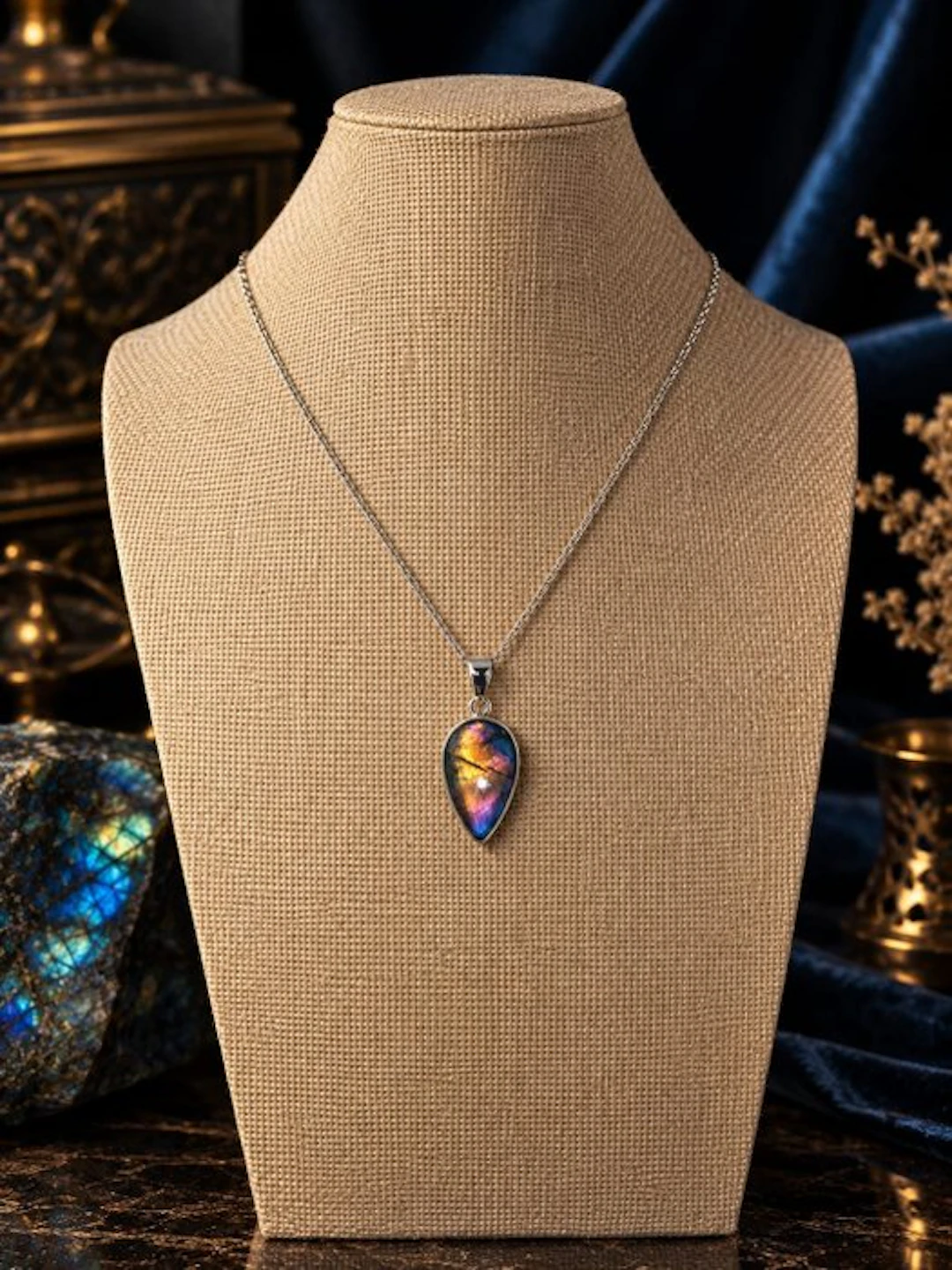 Exclusive 925 silver pendant with high-quality...