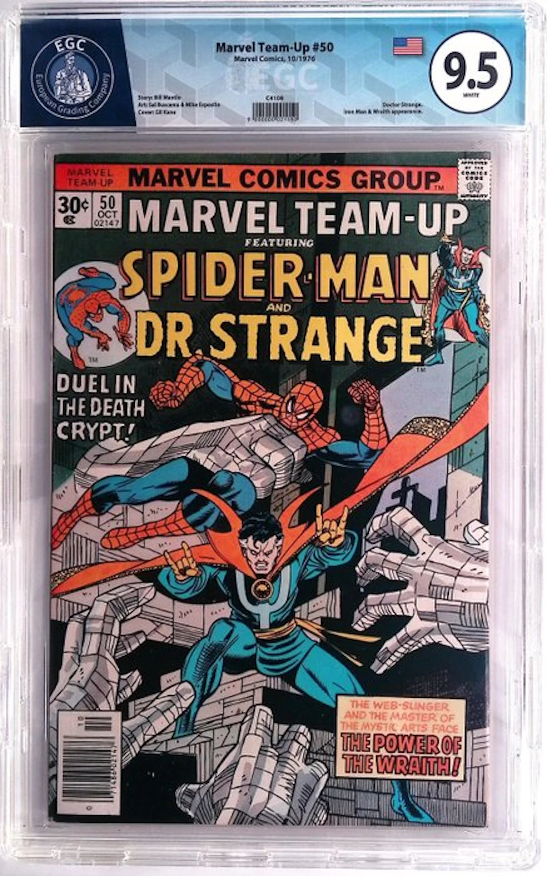 Marvel Team-Up #50 - EGC 9.5 - 1 Graded comic - First edition - 1976