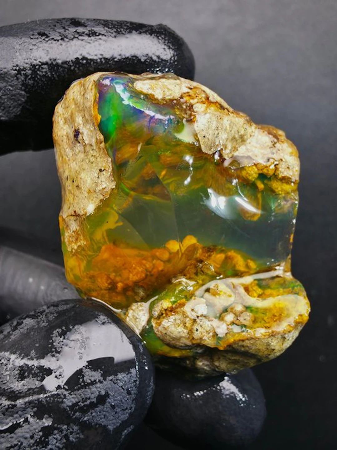 25gr Crystal Opal Specimen Rough- 127.45 g