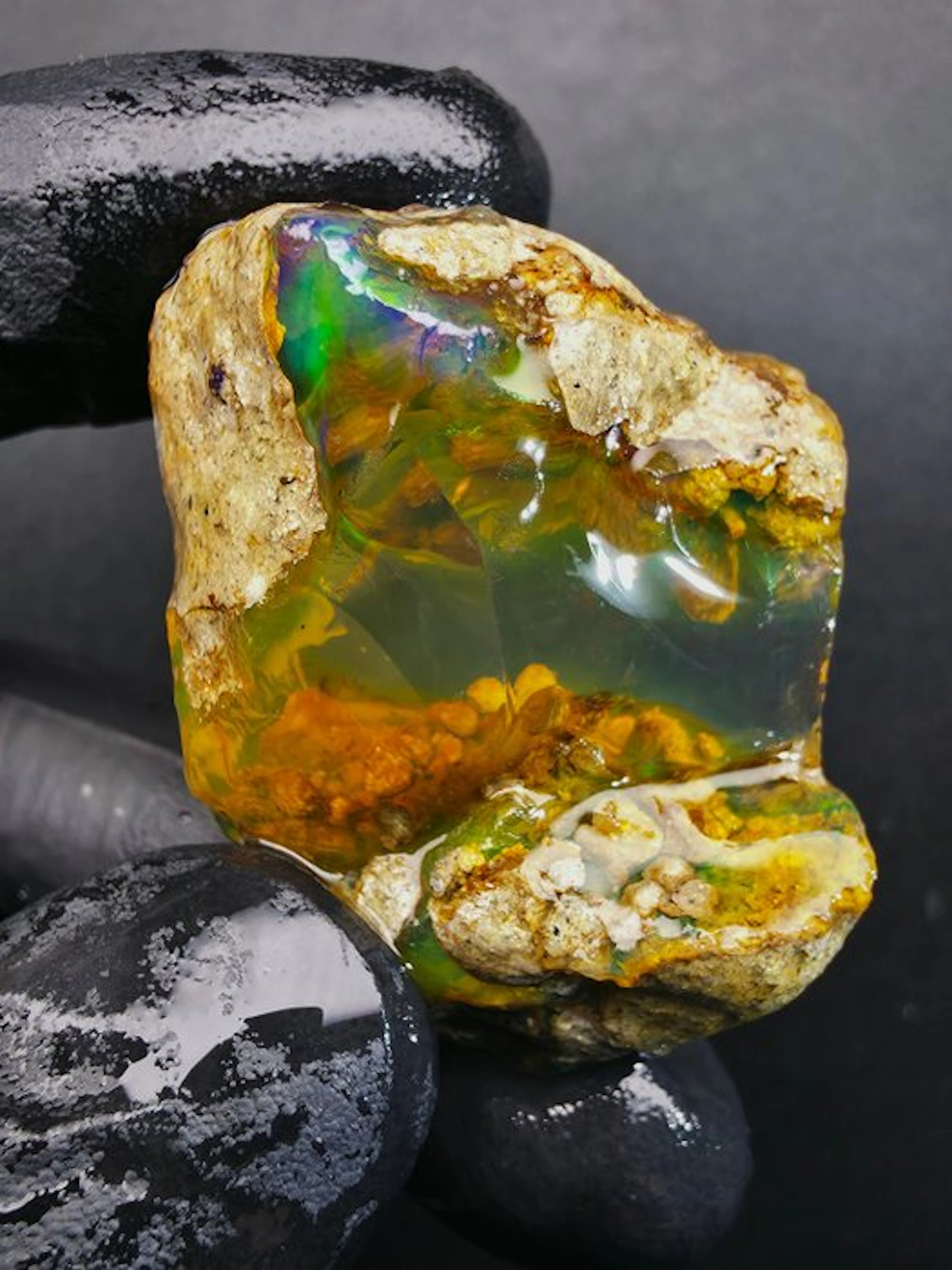25gr Crystal Opal Specimen Rough- 127.45 g