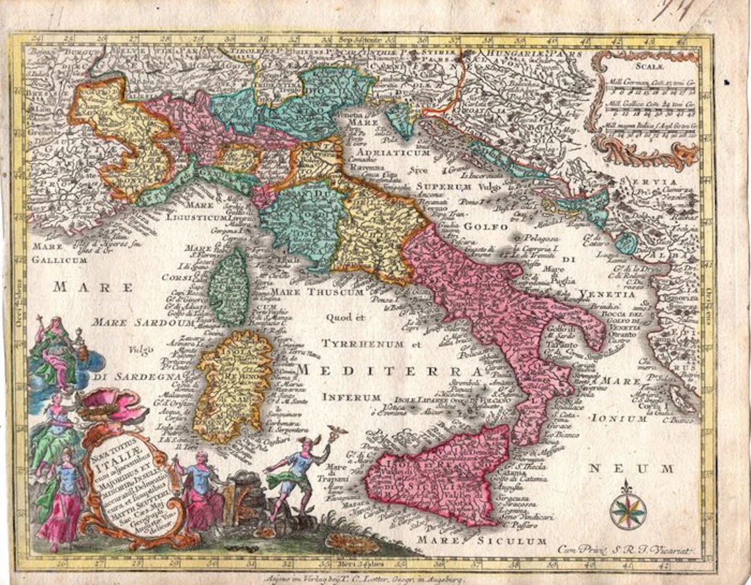 Italy - Italy; Seutter