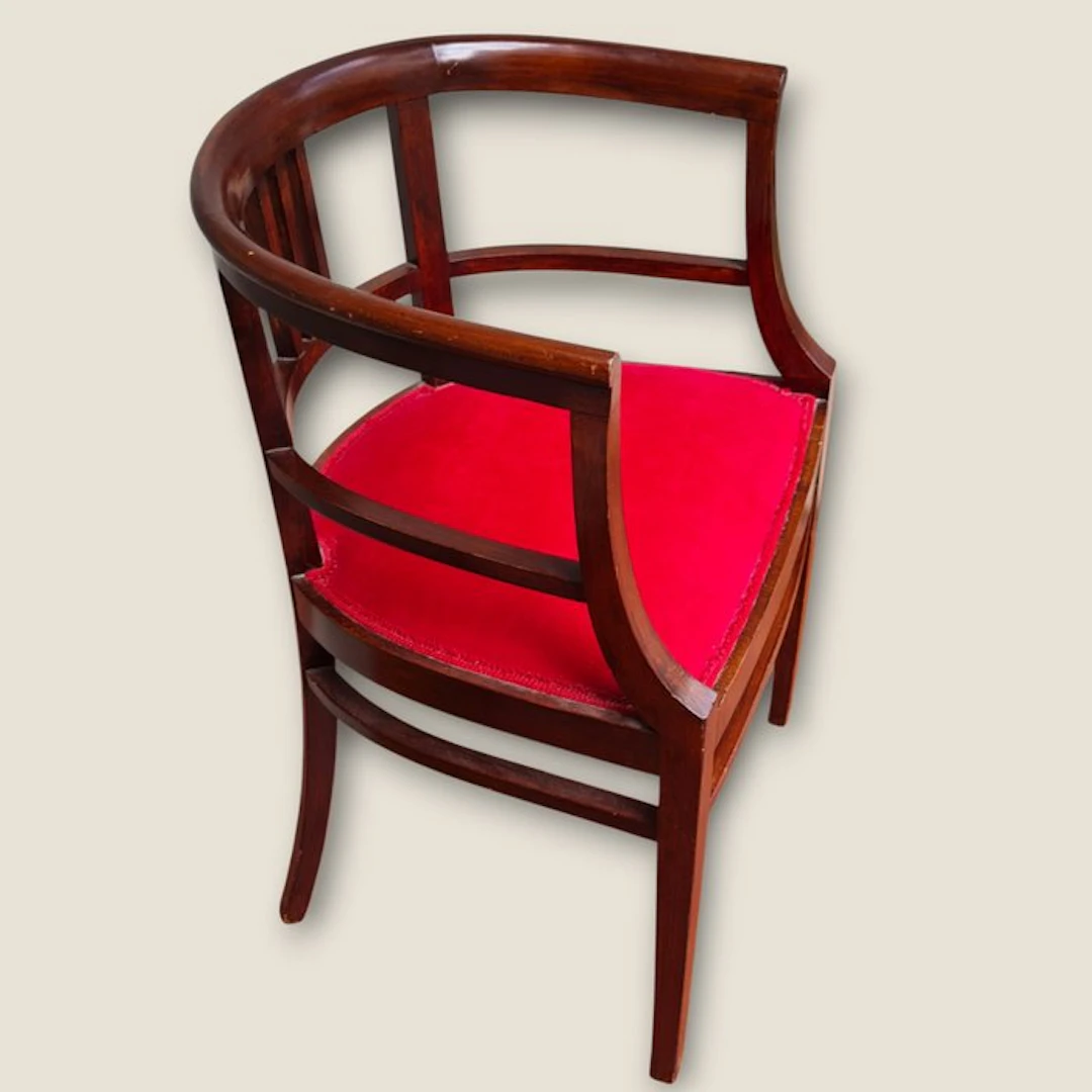 Chair - Velvet, Walnut - Made in Italy