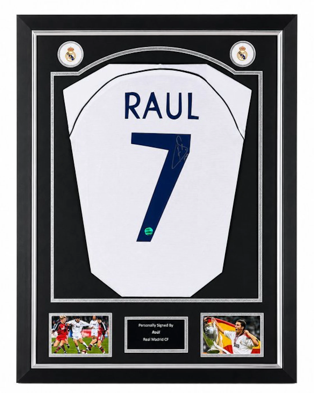 Real Madrid - European Football League - Raul - Premium Frame - 1999 - Jersey