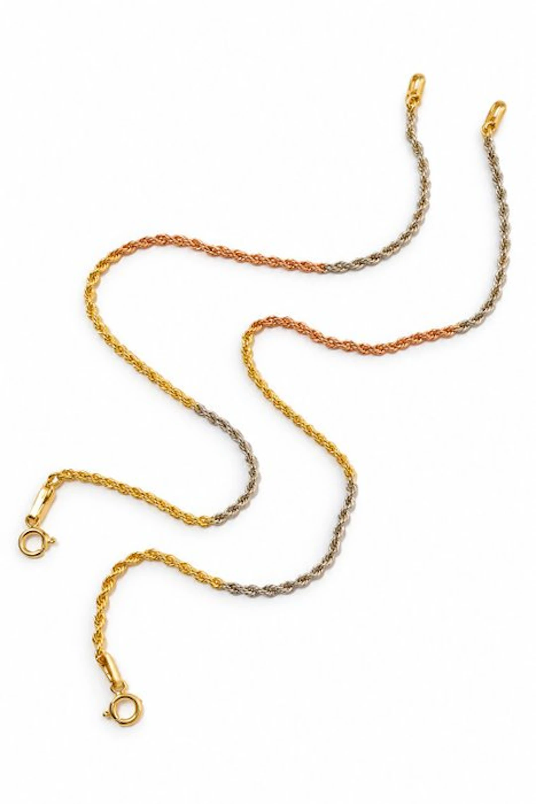 No reserve price - 2 piece jewellery set - 18 kt