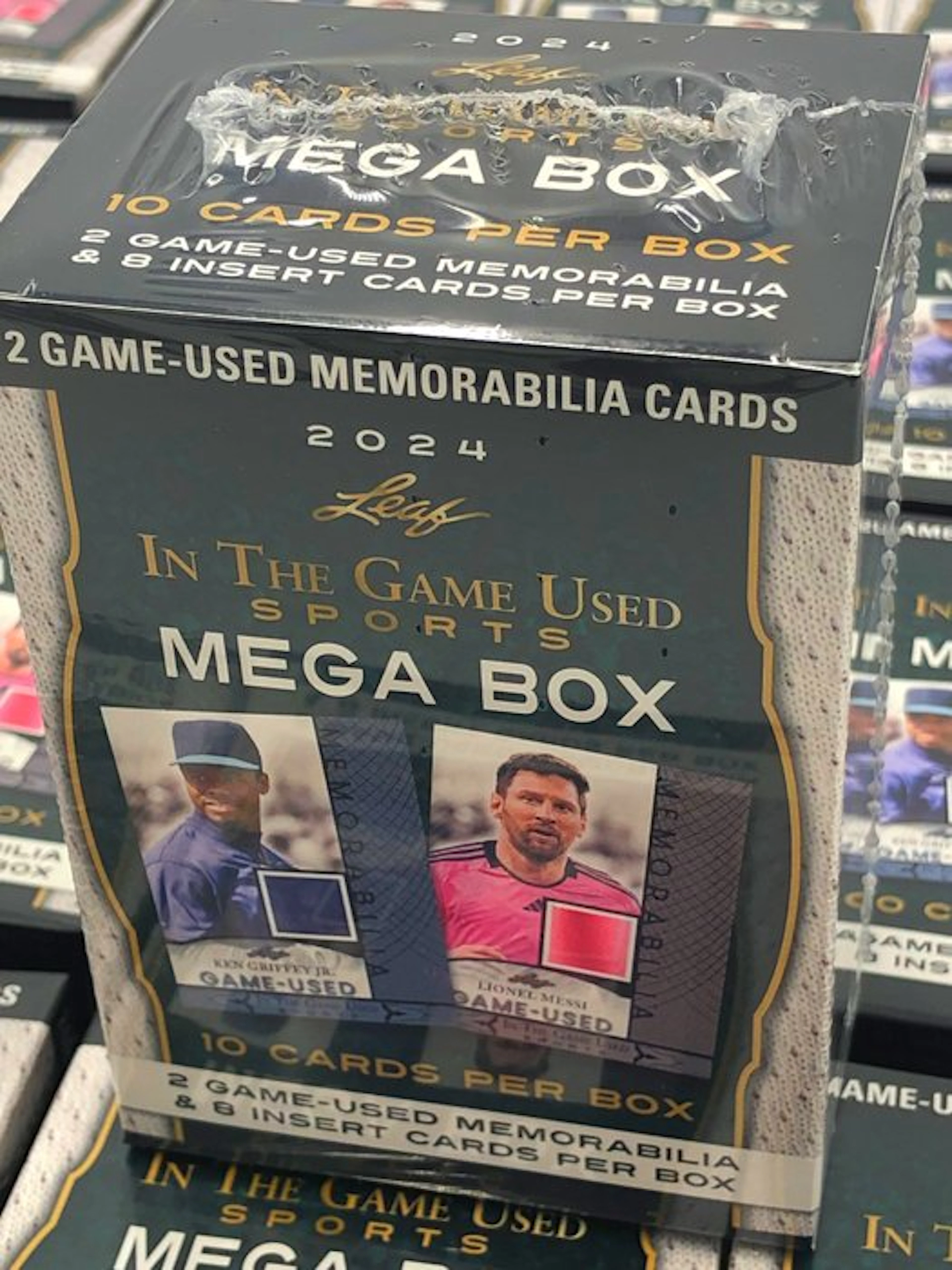 2024 Leaf In the Game Used Sports Relic Cards MEGA BOX...