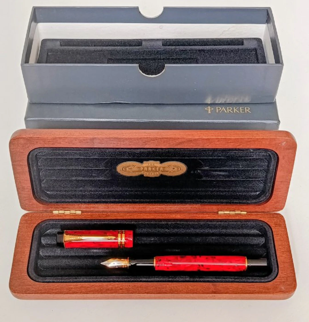 Parker - Duofold Centennial Jasper Red - Fountain pen