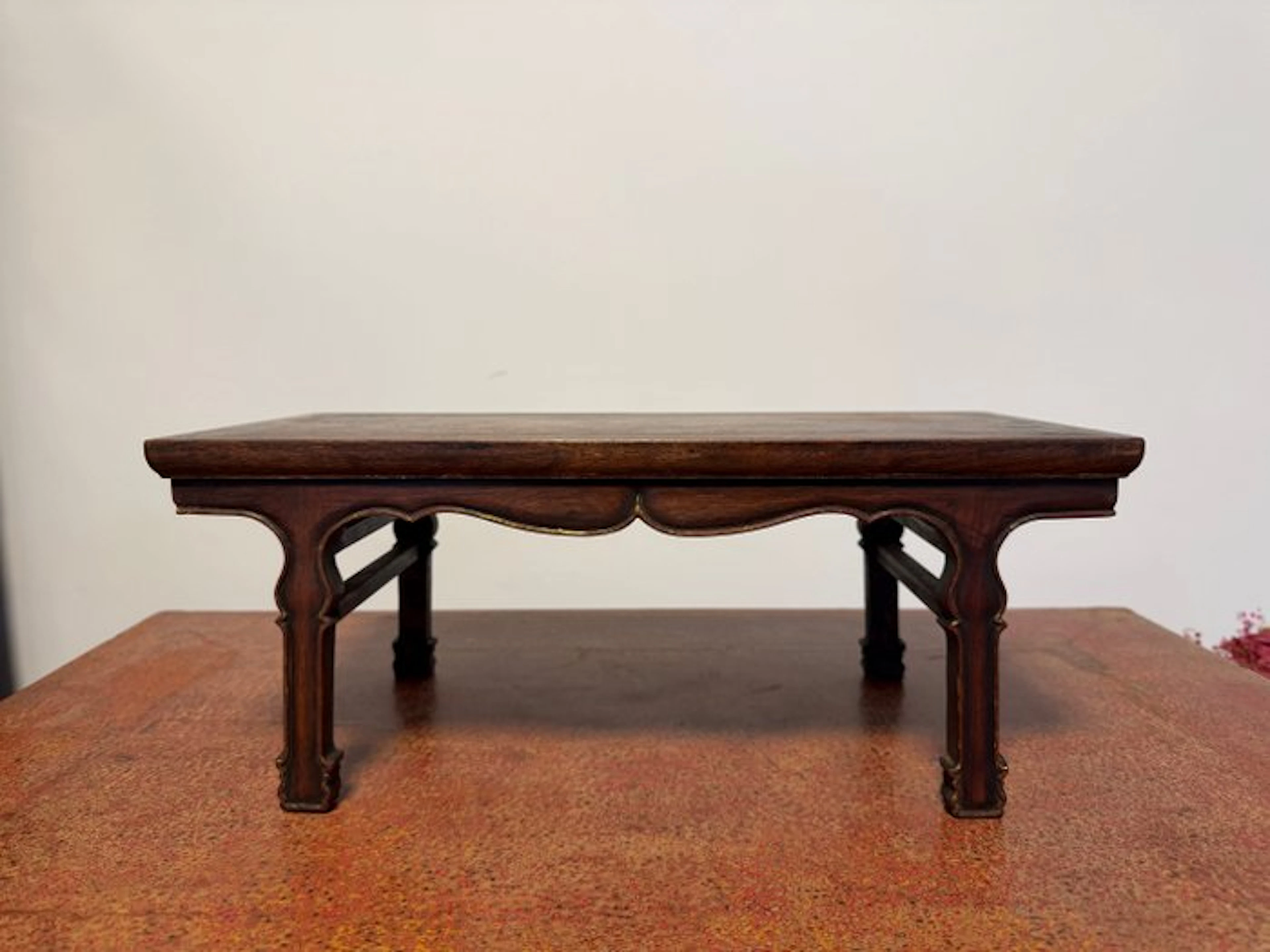 A Small Carved Hardwood Table or Stand 19th–20th Century