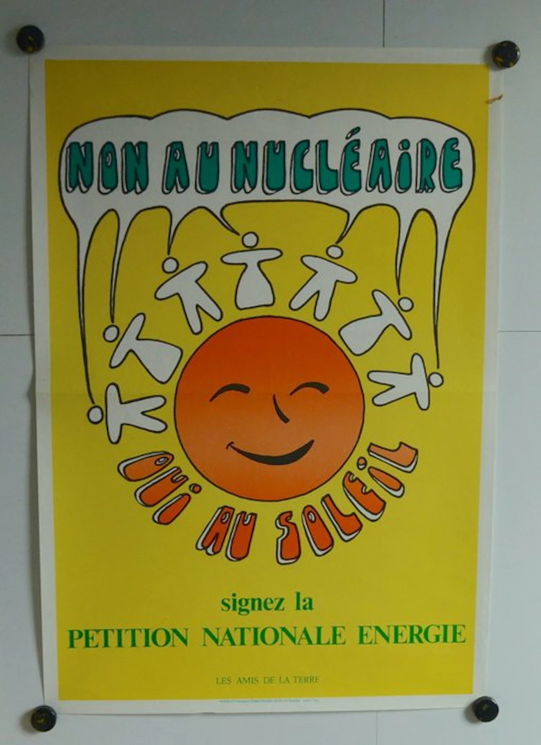 aucun - Affiche Vintage 1979 - Non au Nucléaire