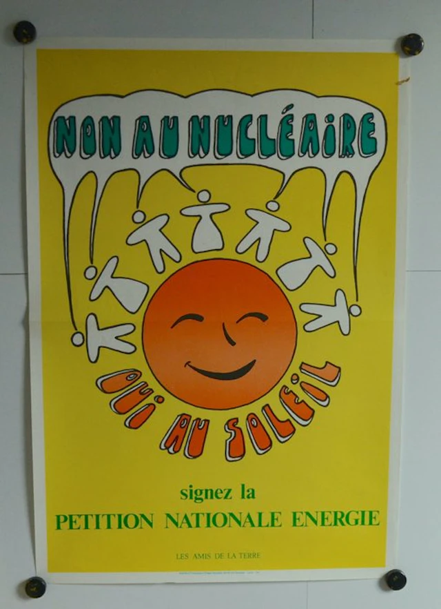 aucun - Affiche Vintage 1979 - Non au Nucléaire