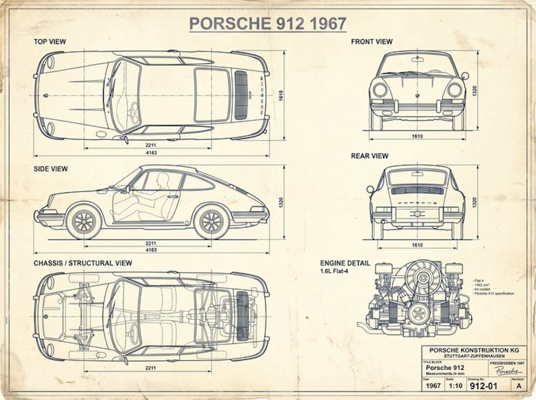 Shmidt.Art - Porsche - Porsche 912 1967 - 1960s