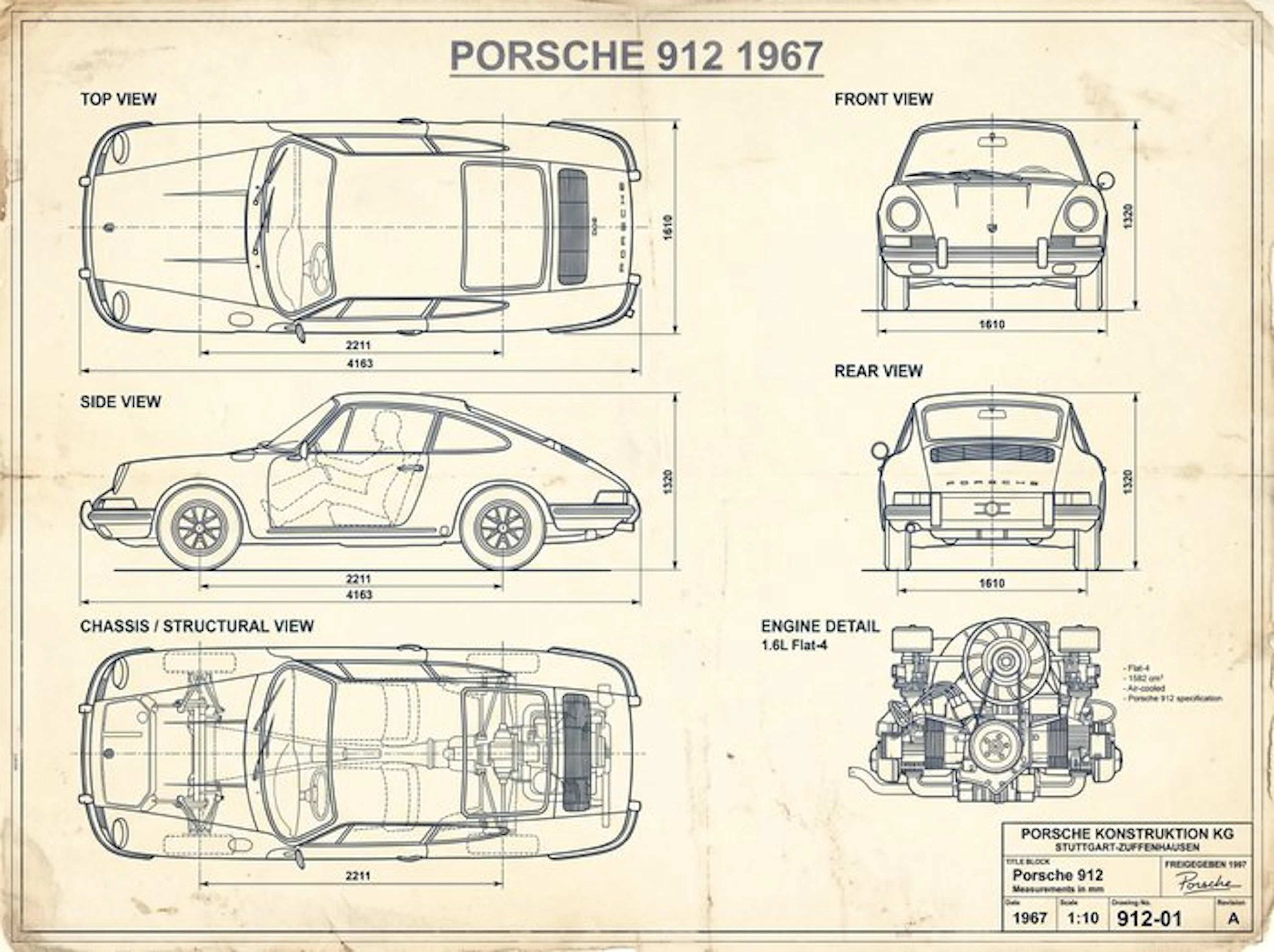 Shmidt.Art - Porsche - Porsche 912 1967 - 1960s