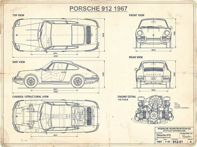 Shmidt.Art - Porsche - Porsche 912 1967 - 1960s