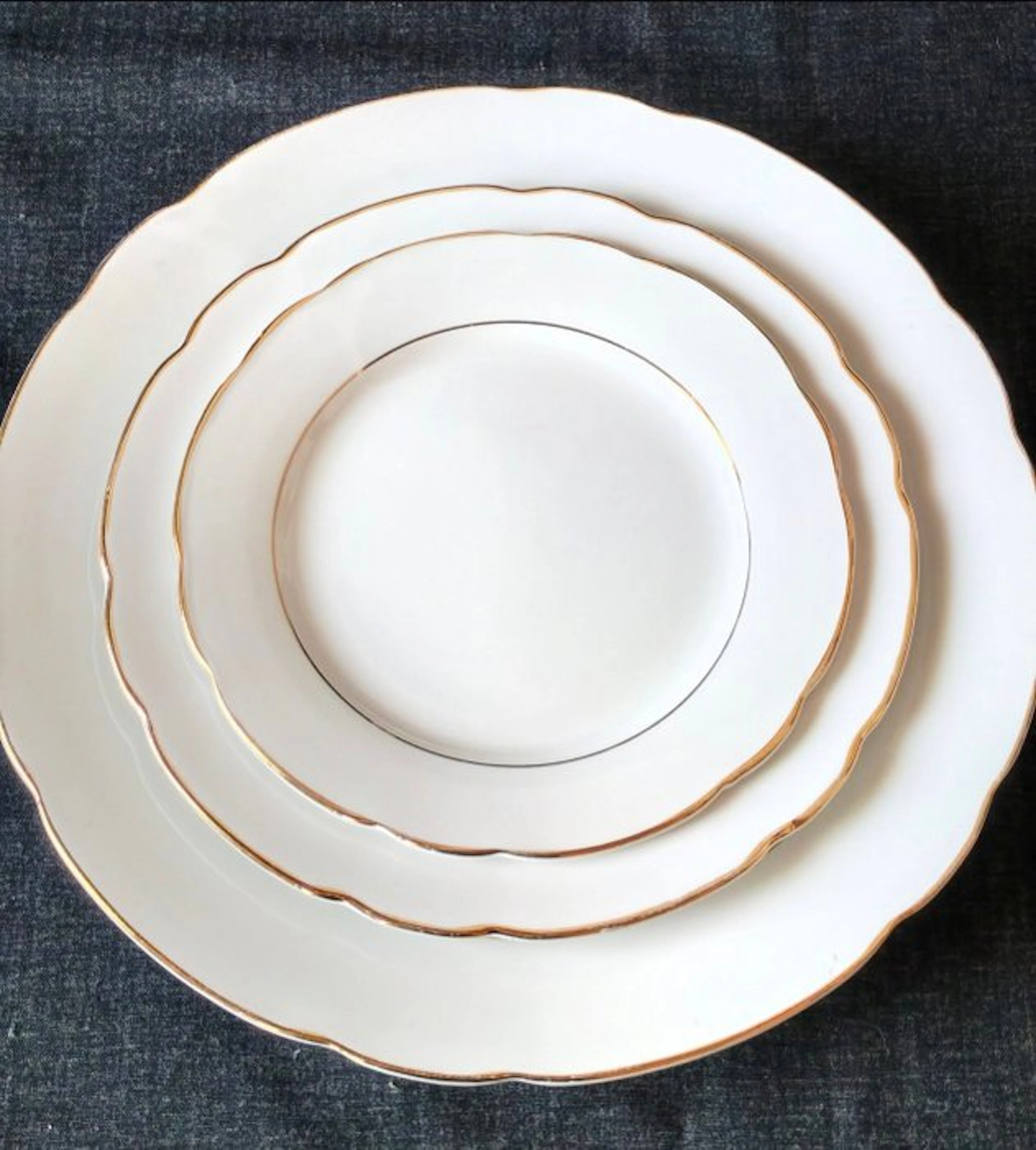 Table service for 6 - Porcelain - Laveno / Richard Ginori