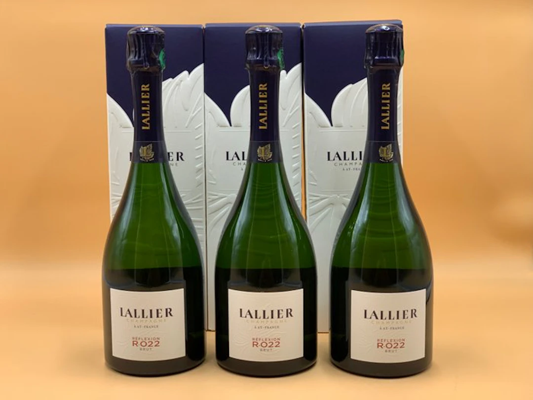 Lallier, Réflexion Série R.022 - Champagne Brut - 3 Bottles (0.75L)