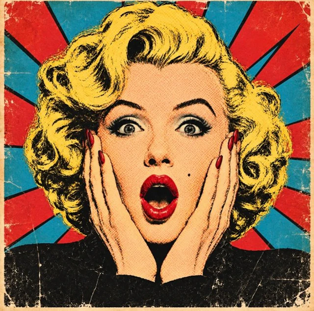 Eric Brumette - MARYLIN MONROE WOW 3 - Toile L - LIMITED EDITION