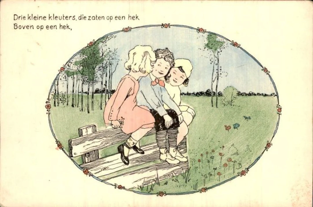 Poems, children's songs, text and quotes - Postcard (130) - 1900-1999