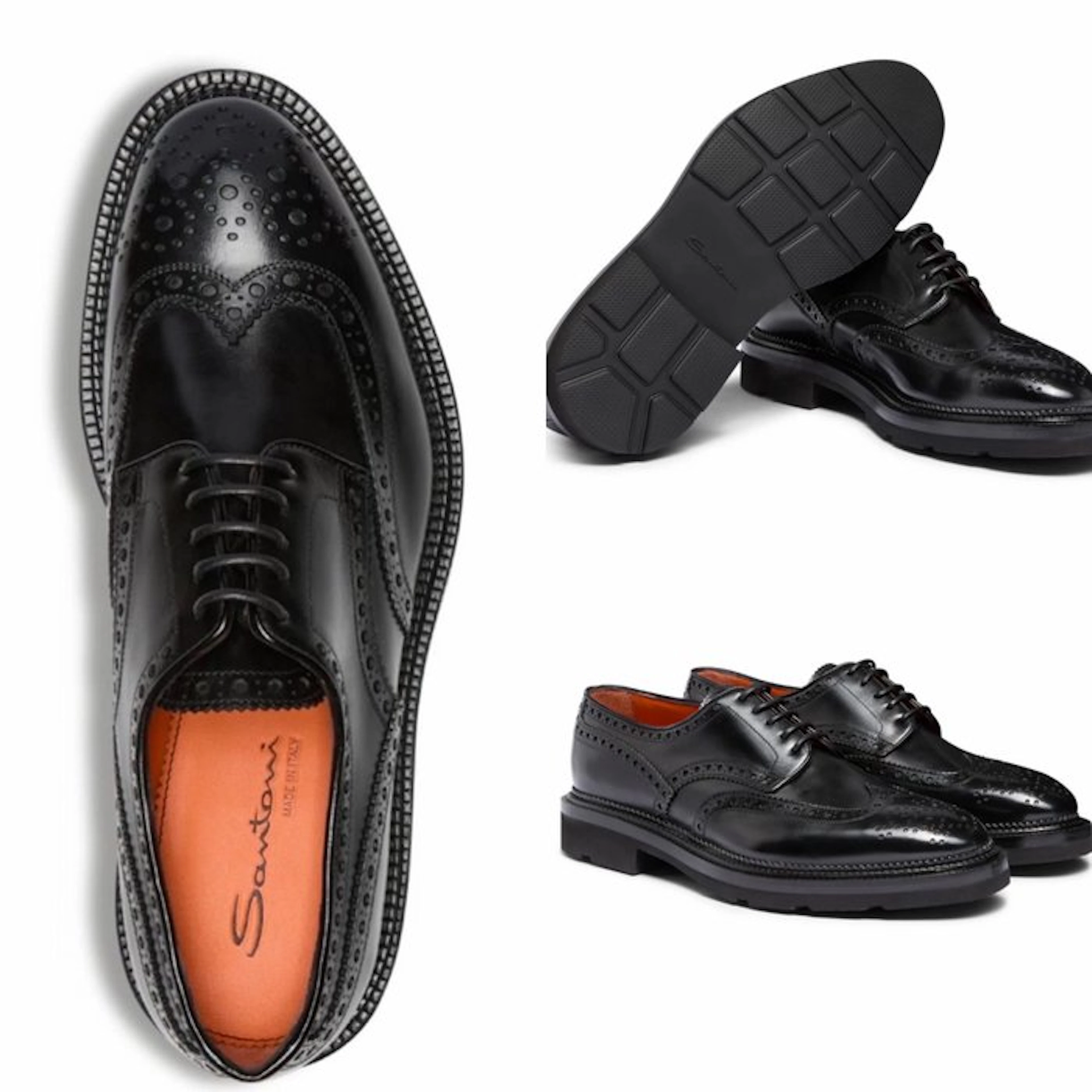 Santoni - Lace-up shoes - Size: EU 41.5 - New in box