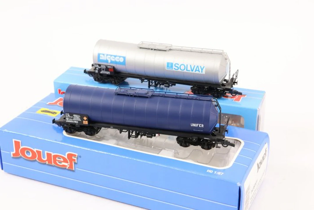 Jouef H0 - HJ6001/HJ6102 - Model train freight carriage...
