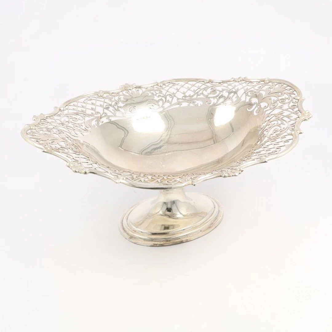 Mappin & Webb (Sheffield 1918) - Fruitschaal - Tazza - .925 silver
