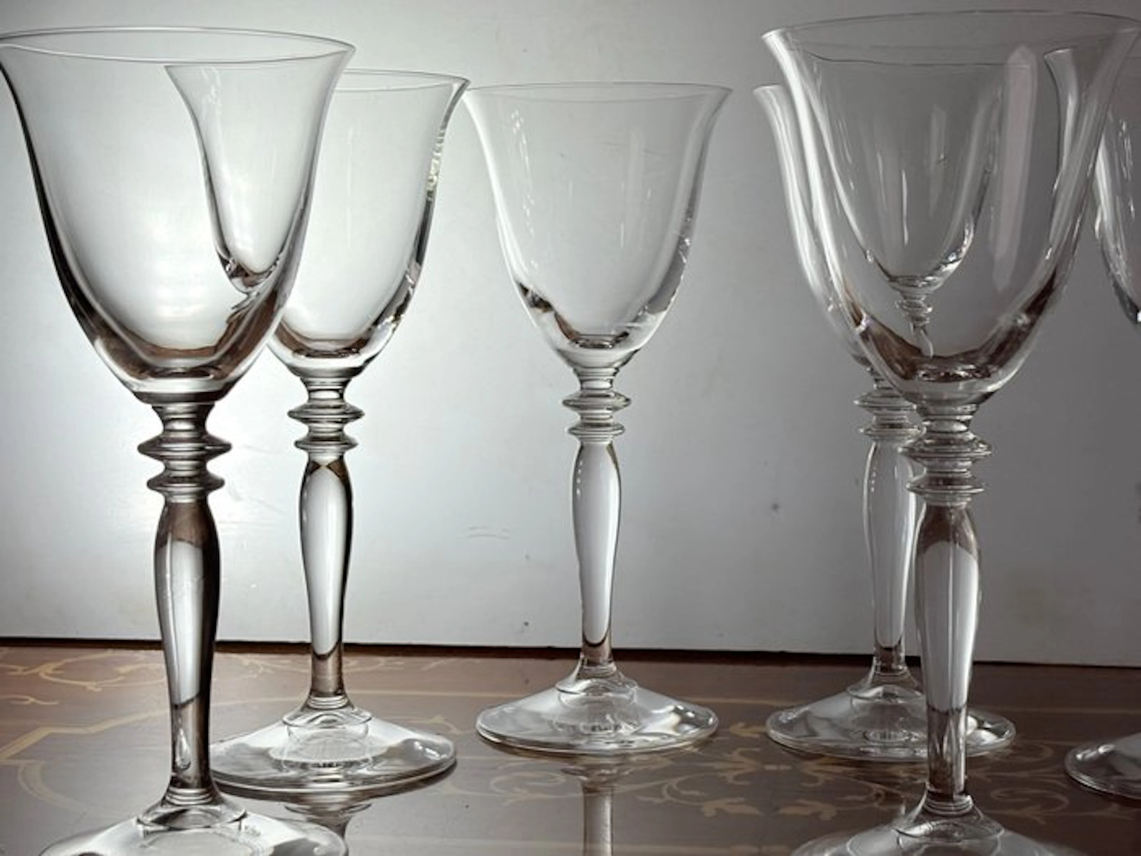 Cristal - Drinking glass (6) - large crystal wine glasses - Crystal, Glass