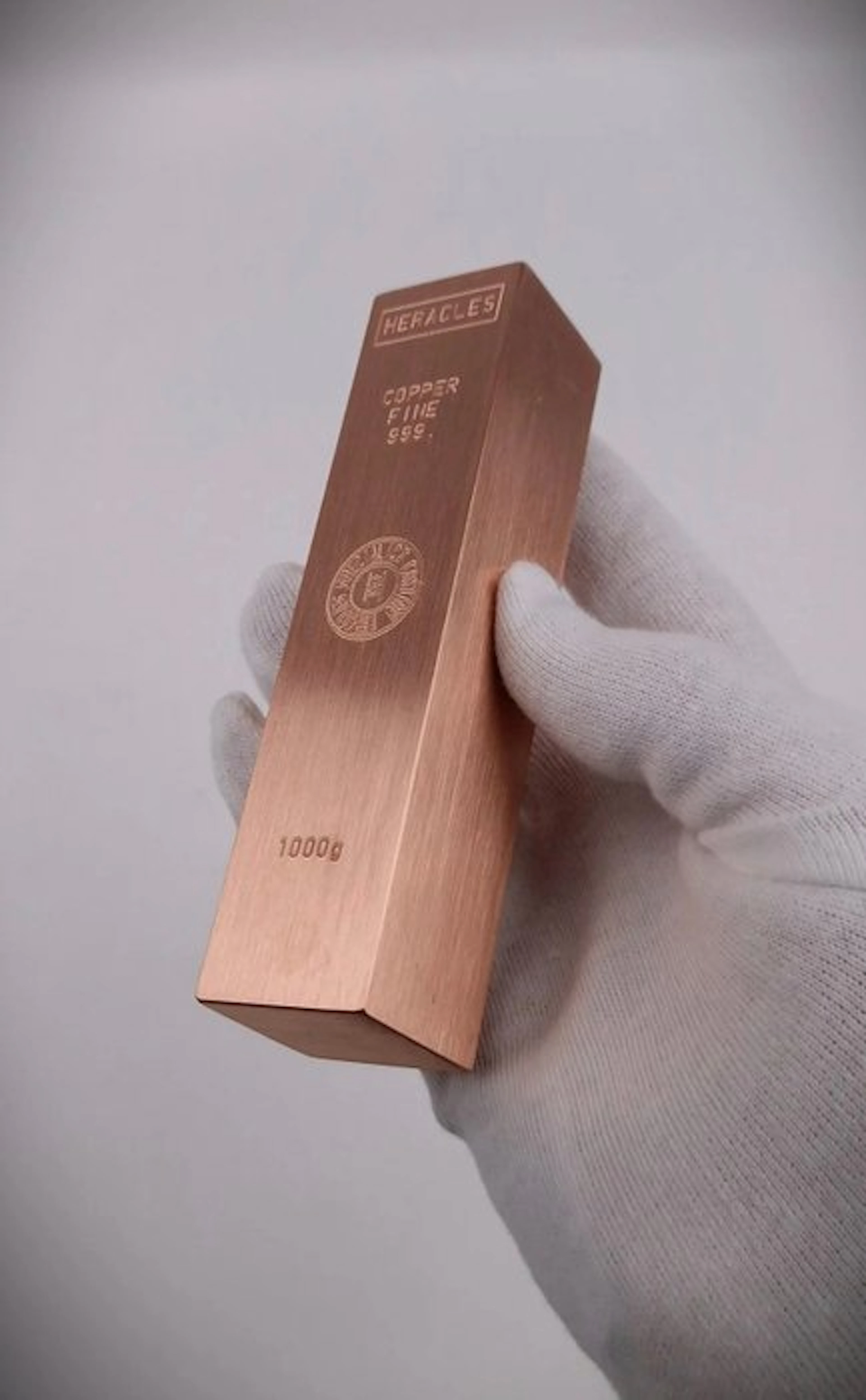 1 kilogram - Copper .999 - heracles - With certificate (No reserve price)