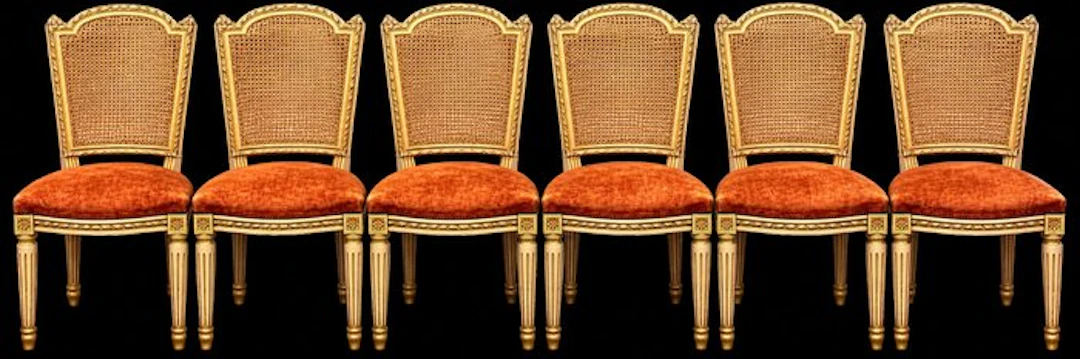 Seating group - Beech - Set of 6 dining chairs