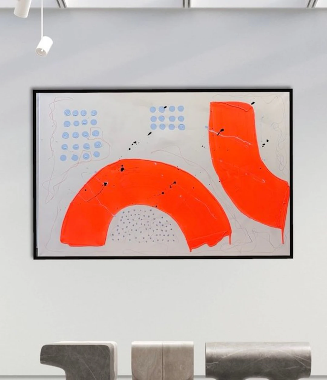 Stefanie Raus - Orange Hellblau 1941 XXL
