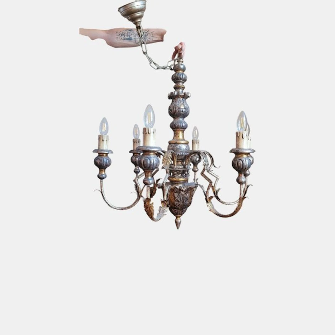 Gallo - Manifattura Gallo di Calenzano - Hanging lamp - Wrought iron