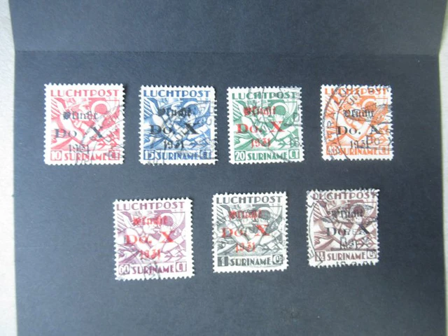 Suriname 1931/1931 - Suriname Dornier X series with flight cachet - NVPH 2026