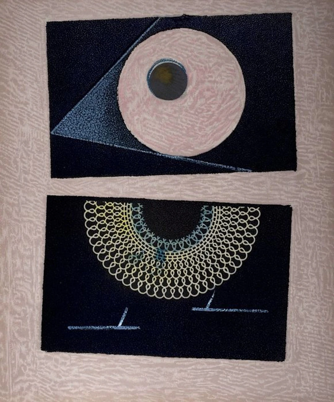 Max Ernst (1891-1976) - Nous nous sommes portés à la rencontre des foulards