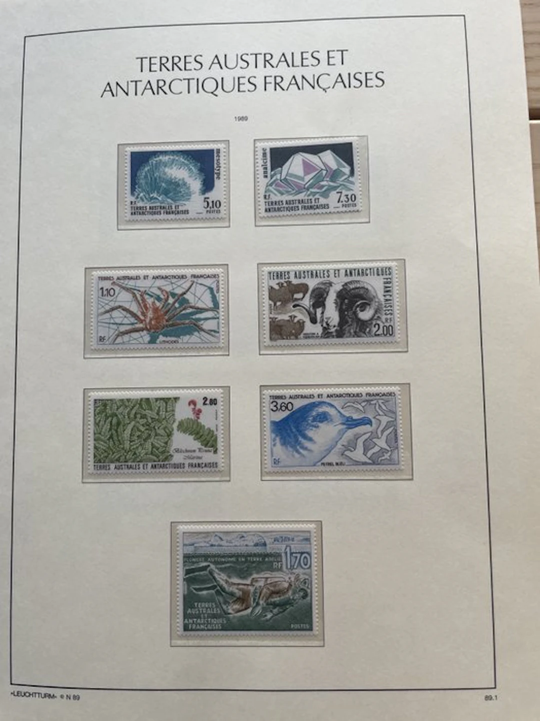 French Southern and Antarctic Lands - superbe collection de timbres
