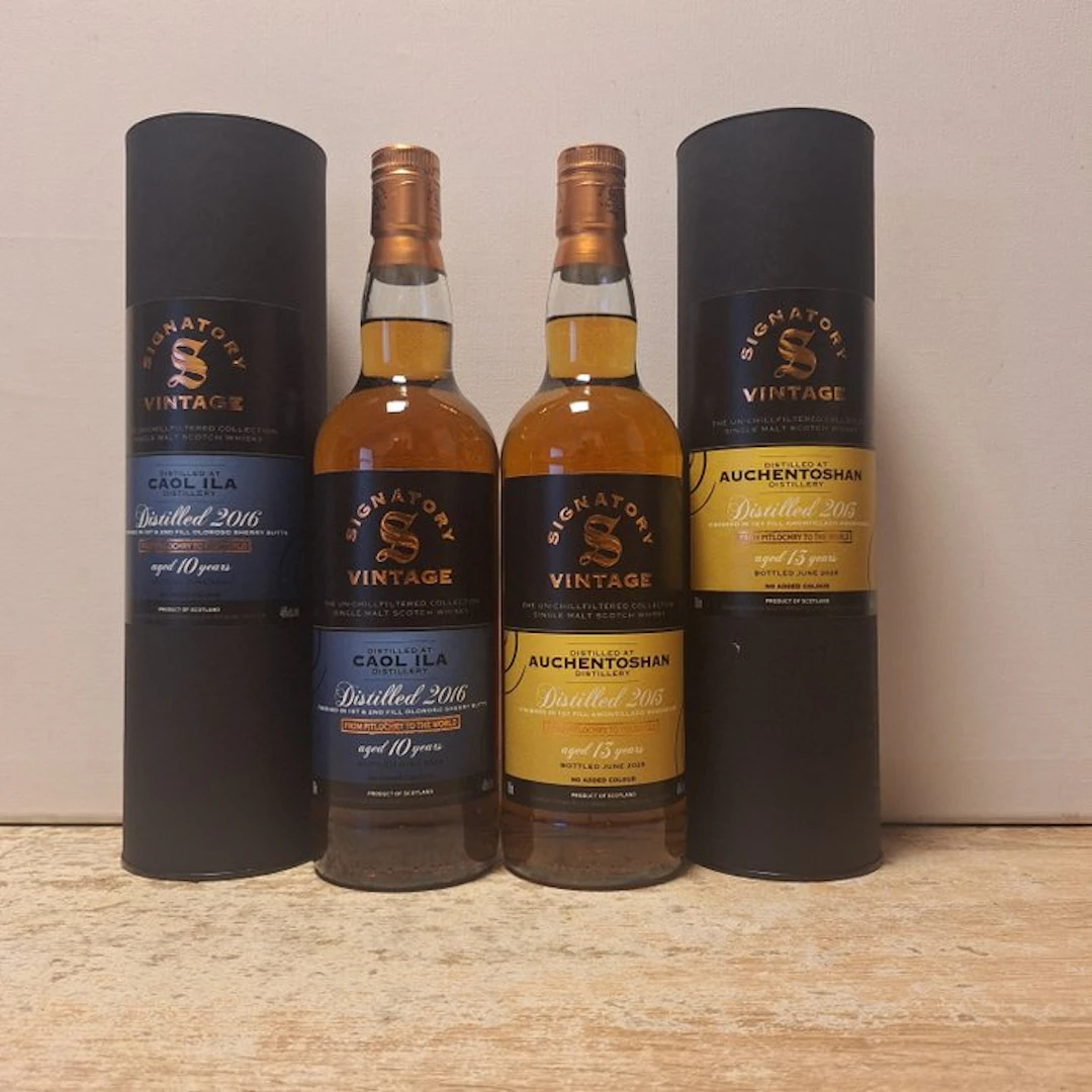 Caol Ila 2016 10yo + Auchentoshan 2013 13yo - The...