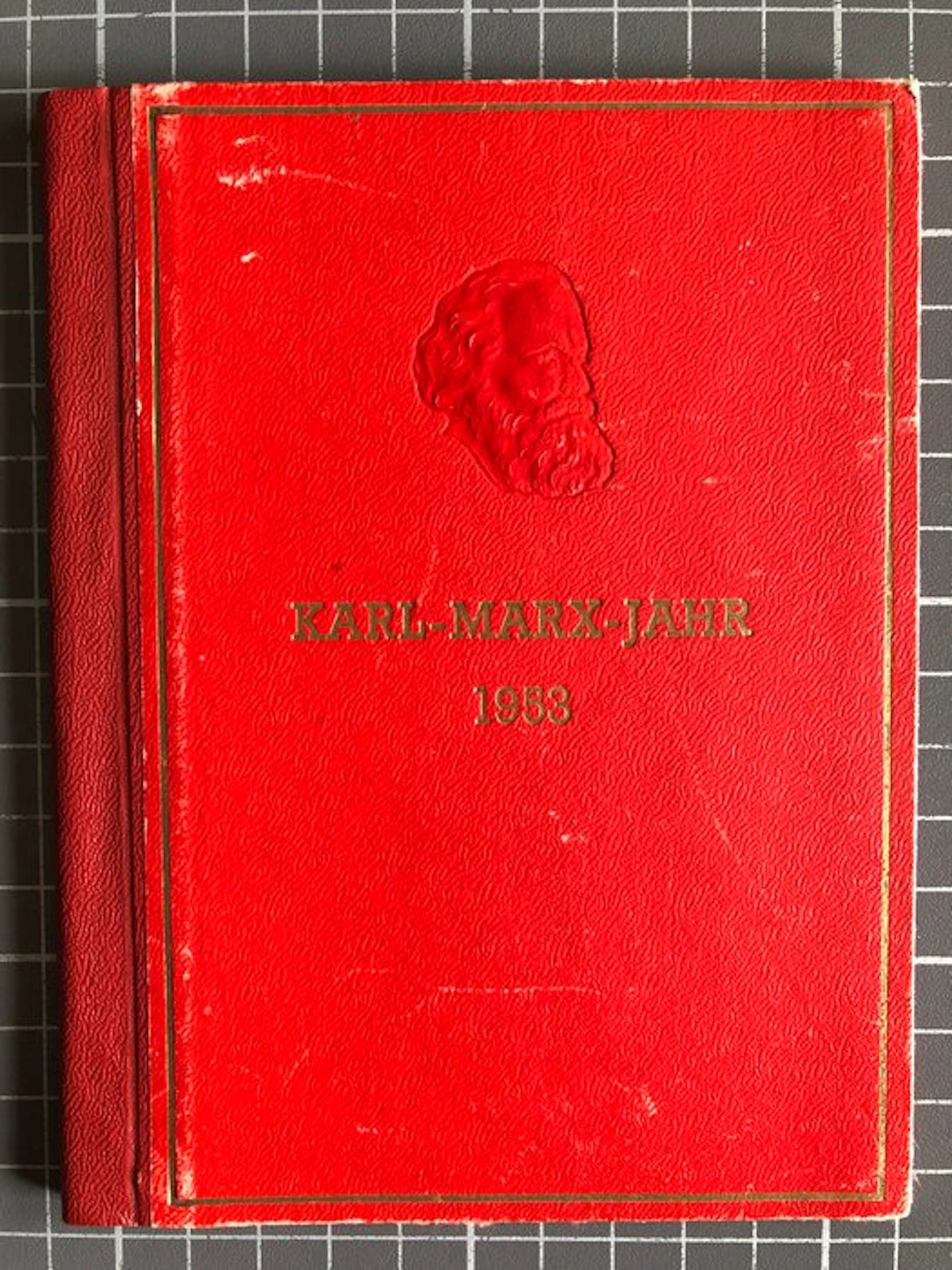 GDR 1953 - GDR 1953 — Karl Marx Year — Red commemorative...