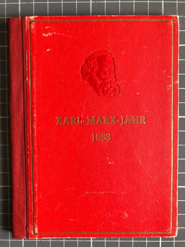GDR 1953 - GDR 1953 — Karl Marx Year — Red commemorative...