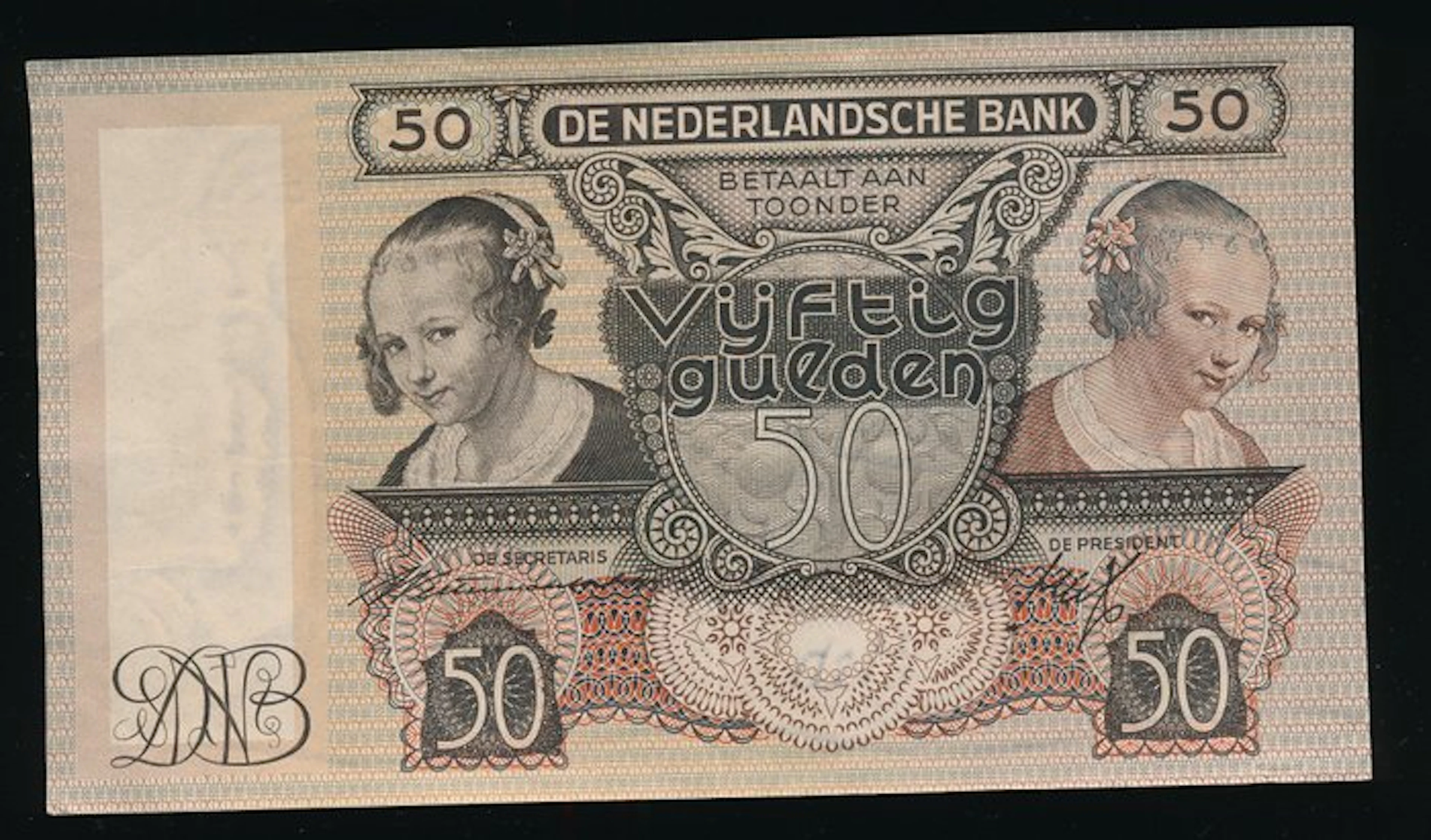 Netherlands. - 50 Gulden 1941 - Oestereetster - Pick 58 (No reserve price)