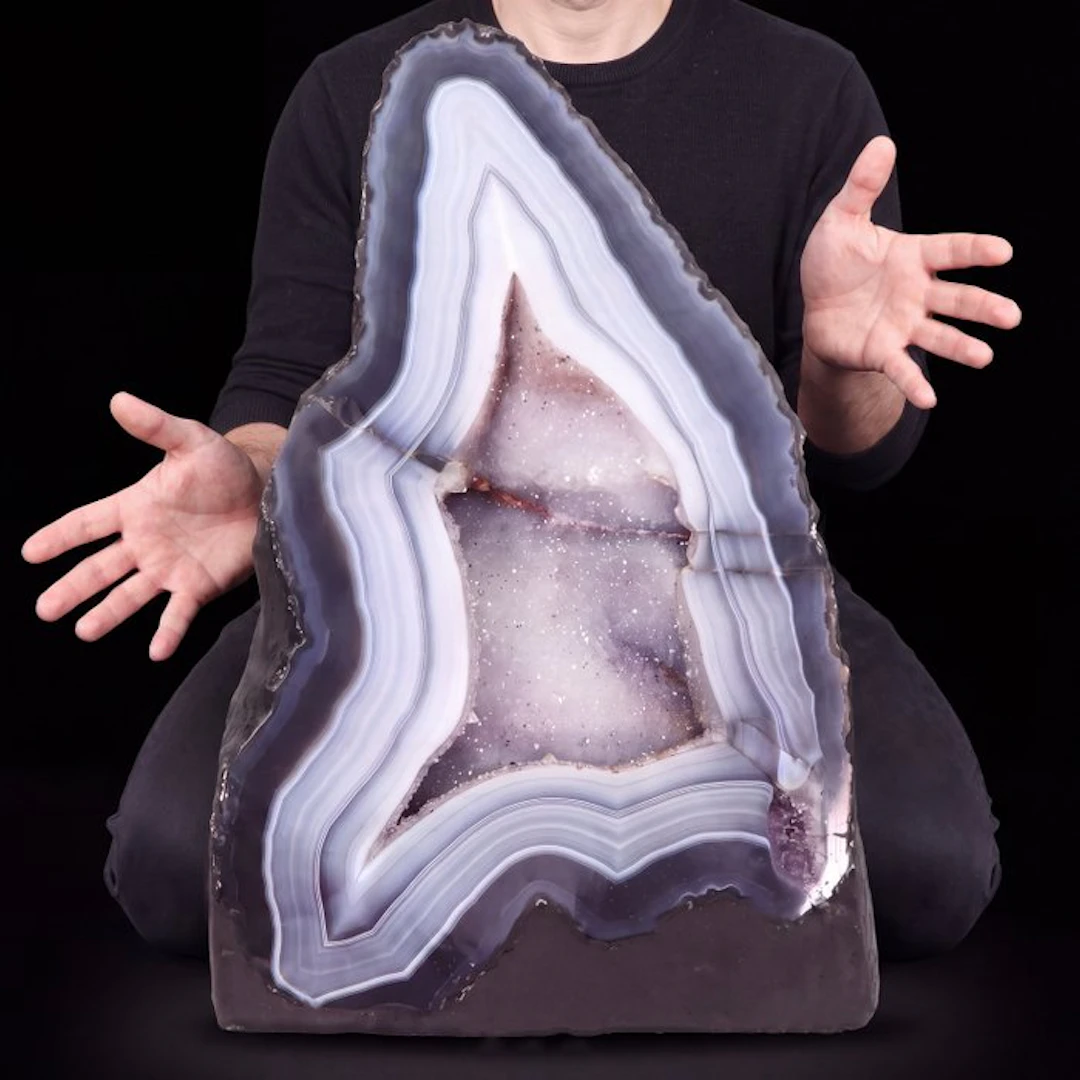 Amethyst & Agate- 35x22x14 cm - Geode- 10.3 kg