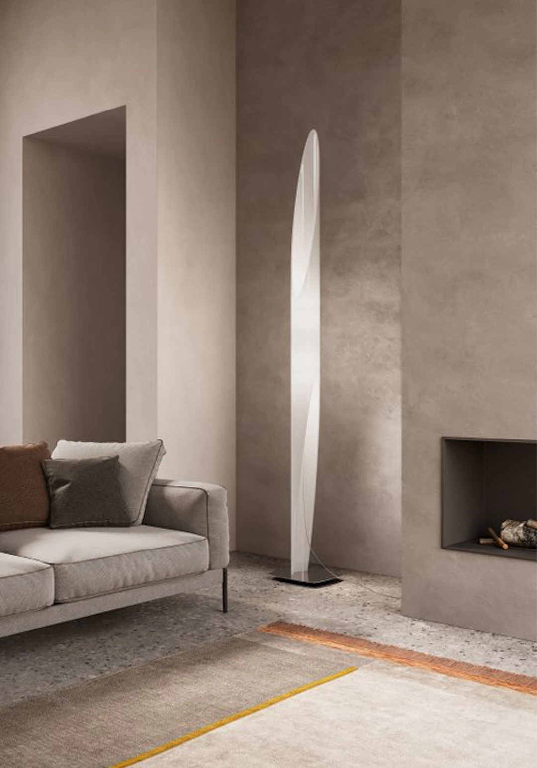 KDLN - Marzio Rusconi Clerici - Floor lamp - Shakti 250 - Stainless steel