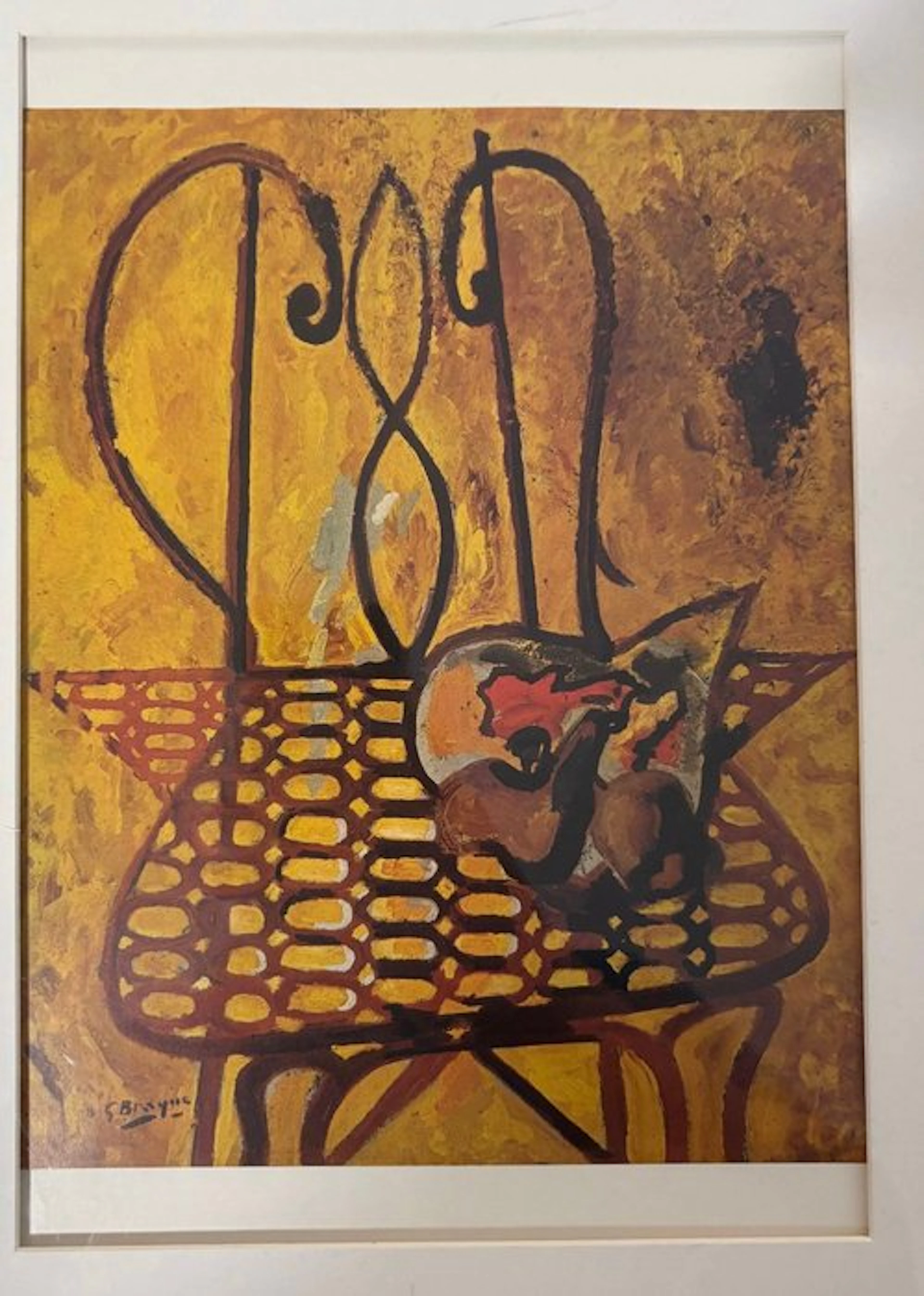 Georges Braque (1882-1963) - Le Vase de tulipes et la chasse